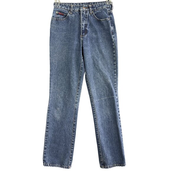 VINTAGE CASSIDY Jeans Women’s Size 11/12 Blue 100% Cotton Classic Straight Leg - Picture 1 of 15